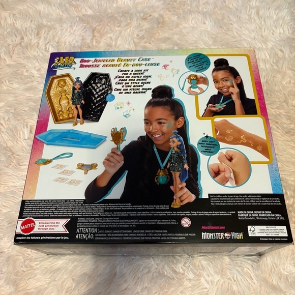 Monster High Doll & Beauty Kit Cleo De Nile w/ Boo Jeweled Beauty Case NEW - Picture 5 of 5
